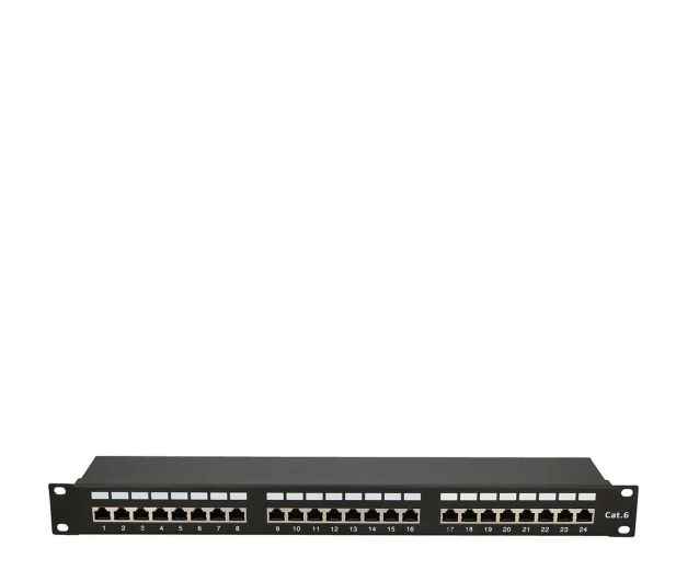 Extralink Patchpanel 24 porty CAT6 STP V2 EX.9830 - 1323251 - zdjęcie 3